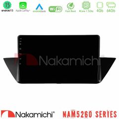 NAKAMICHI U-N44-BM0846 NAM5260 Series 4Core Android13 4+64GB BMW Χ1 E84 Navigation Multimedia Tablet 10" Με Carplay & Android Auto