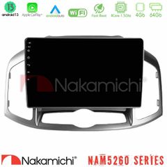 NAKAMICHI U-N44-CV0703 NAM5260 Series 4Core Android13 4+64GB Chevrolet Captiva 2012-2016 Navigation Multimedia Tablet 10" Με Carplay & Android Auto