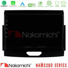 NAKAMICHI U-N44-FD0496 NAM5260 Series 4Core Android13 4+64GB Ford Ranger 2017-2022 Navigation Multimedia Tablet 9" Με Carplay & Android Auto