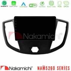 NAKAMICHI U-N44-FD1554 NAM5260 Series 4Core Android13 4+64GB Ford Transit 2014- Navigation Multimedia Tablet 9" Με Carplay & Android Auto
