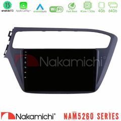 NAKAMICHI U-N44-HY1961 NAM5260 Series 4Core Android13 4+64GB Hyundai i20 2018-2020 Navigation Multimedia Tablet 9" Με Carplay & Android Auto