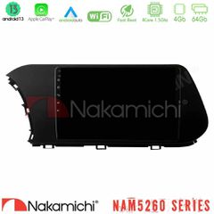 NAKAMICHI U-N44-HY1043 NAM5260 Series 4Core Android13 4+64GB Hyundai i20 2021-2023 Navigation Multimedia Tablet 10" Με Carplay & Android Auto