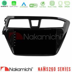 NAKAMICHI U-N44-HY1143 NAM5260 Series 4Core Android13 4+64GB Hyundai i20 2014-2018 Navigation Multimedia Tablet 9" Με Carplay & Android Auto