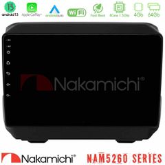 NAKAMICHI U-N44-JP0865 NAM5260 Series 4Core Android13 4+64GB Jeep Wrangler 2018- Navigation Multimedia Tablet 9" Με Carplay & Android Auto