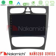 NAKAMICHI U-N44-MB0925 NAM5260 Series 4Core Android13 4+64GB Mercedes C Class (W203) Navigation Multimedia Tablet 9" Με Carplay & Android Auto