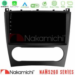 NAKAMICHI U-N44-MB0926 NAM5260 Series 4Core Android13 4+64GB Mercedes W203 Facelift Navigation Multimedia Tablet 9" Με Carplay & Android Auto