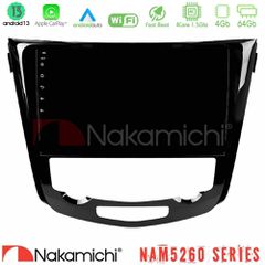 NAKAMICHI U-N44-NS0004A NAM5260 Series 4Core Android13 4+64GB Nissan Qashqai J11 (AUTO A/C) Navigation Multimedia Tablet 10" Με Carplay & Android Auto