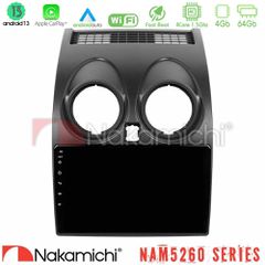 NAKAMICHI U-N44-NS0264 NAM5260 Series 4Core Android13 4+64GB Nissan Qashqai J10 Navigation Multimedia Tablet 9" Με Carplay & Android Auto