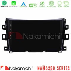 NAKAMICHI U-N44-NS0340 NAM5260 Series 4Core Android13 4+64GB Nissan Navara NP300 Navigation Multimedia Tablet 9" Με Carplay & Android Auto