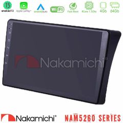 NAKAMICHI U-N44-NS1354 NAM5260 Series 4Core Android13 4+64GB Nissan Navara D40 Navigation Multimedia Tablet 9" Με Carplay & Android Auto