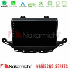 NAKAMICHI U-N44-OP0113 NAM5260 Series 4Core Android13 4+64GB Opel Astra K 2015-2019 Navigation Multimedia Tablet 9" Με Carplay & Android Auto