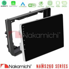 NAKAMICHI U-N44-PG0974 NAM5260 Series 4Core Android13 4+64GB Peugeot 308 2013-2020 Navigation Multimedia Tablet 9" Με Carplay & Android Auto