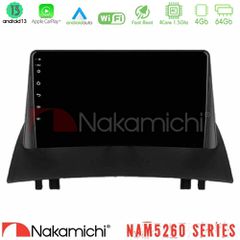 NAKAMICHI U-N44-RN0717 NAM5260 Series 4Core Android13 4+64GB Renault Megane 2 2002-2008 Navigation Multimedia Tablet 9" Με Carplay & Android Auto