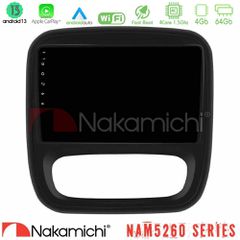 NAKAMICHI U-N44-RN1102 NAM5260 Series 4Core Android13 4+64GB Renault/Nissan/Opel/Fiat Navigation Multimedia Tablet 9" Με Carplay & Android Auto