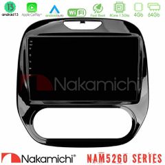 NAKAMICHI U-N44-RN748M NAM5260 Series 4Core Android13 4+64GB Renault Captur 2013-2019 (Manual AC) Navigation Multimedia Tablet 9" Με Carplay & Android Auto