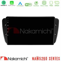 NAKAMICHI U-N44-ST0499 NAM5260 Series 4Core Android13 4+64GB Seat Ibiza 2008-2012 Navigation Multimedia Tablet 9" Με Carplay & Android Auto