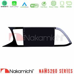 NAKAMICHI U-N44-ST0790 NAM5260 Series 4Core Android13 4+64GB Seat Leon 2013 – 2019 Navigation Multimedia Tablet 9" Με Carplay & Android Auto