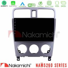 NAKAMICHI U-N44-SU0470 NAM5260 Series 4Core Android13 4+64GB Subaru Forester 2003-2007 Navigation Multimedia Tablet 9" Με Carplay & Android Auto