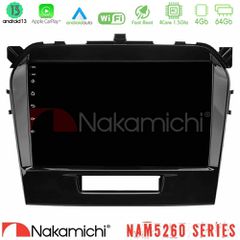 NAKAMICHI U-N44-SZ0162 NAM5260 Series 4Core Android13 4+64GB Suzuki Vitara 2015-2024 Navigation Multimedia Tablet 9" Με Carplay & Android Auto