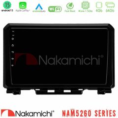 NAKAMICHI U-N44-SZ0546 NAM5260 Series 4Core Android13 4+64GB Suzuki Jimny 2018-2022 Navigation Multimedia Tablet 9" Με Carplay & Android Auto