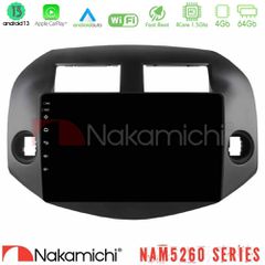 NAKAMICHI U-N44-TY0165 NAM5260 Series 4Core Android13 4+64GB Toyota Rav4 2006-2012 Navigation Multimedia Tablet 10" Με Carplay & Android Auto
