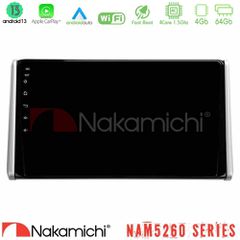 NAKAMICHI U-N44-TY0542 NAM5260 Series 4Core Android13 4+64GB Toyota RAV4 2019-2023 Navigation Multimedia Tablet 10" Με Carplay & Android Auto