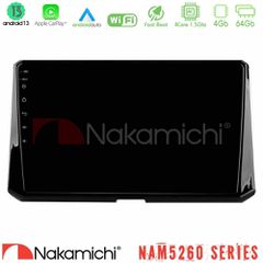NAKAMICHI U-N44-TY0597 NAM5260 Series 4Core Android13 4+64GB Toyota Corolla 2019-2022 Navigation Multimedia Tablet 10" Με Carplay & Android Auto