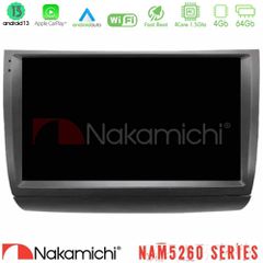 NAKAMICHI U-N44-TY1015 NAM5260 Series 4Core Android13 4+64GB Toyota Prius 2004-2009 Navigation Multimedia Tablet 9" Με Carplay & Android Auto