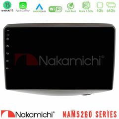 NAKAMICHI U-N44-TY1047 NAM5260 Series 4Core Android13 4+64GB Toyota Yaris 1999 - 2006 Navigation Multimedia Tablet 9" Με Carplay & Android Auto