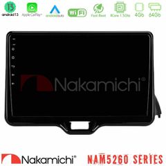 NAKAMICHI U-N44-TY1079 NAM5260 Series 4Core Android13 4+64GB Toyota Yaris 2020- Navigation Multimedia Tablet 10" Με Carplay & Android Auto