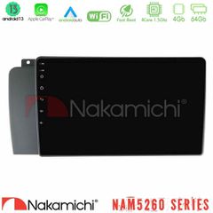 NAKAMICHI U-N44-VL1514 NAM5260 Series 4Core Android13 4+64GB Volvo S60 2004-2009 Navigation Multimedia Tablet 9" Με Carplay & Android Auto