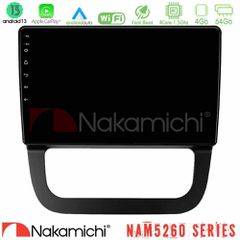 NAKAMICHI U-N44-VW087T NAM5260 Series 4Core Android13 4+64GB VW Jetta Navigation Multimedia Tablet 10" Με Carplay & Android Auto