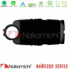NAKAMICHI U-N44-TY0635 NAM5260 Series 4Core Android13 4+64GB Toyota Yaris Navigation Multimedia Tablet 9" (Μαύρο Χρώμα) Με Carplay & Android Auto