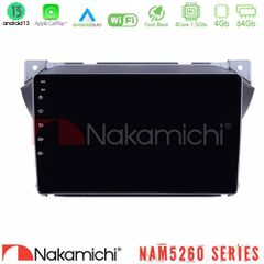 NAKAMICHI U-N44-SZ0423 NAM5260 Series Suzuki Alto & Nissan Pixo 4Core Android13 4+64GB Navigation Multimedia Tablet 9" Με Carplay & Android Auto