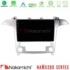 NAKAMICHI U-N44-FD409S NAM5260 Series Ford S-Max 2006-2012 4Core Android13 4+64GB Navigation Multimedia Tablet 9" Με Carplay & Android Auto