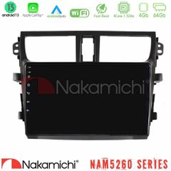 NAKAMICHI U-N44-SZ0537 NAM5260 Series Suzuki Celerio 2014-2020 4Core Android13 4+64GB Navigation Multimedia Tablet 9" Με Carplay & Android Auto