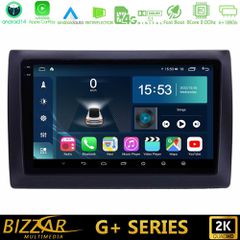 BIZZAR U-G-FT0824 G+ Series Fiat Stilo 8core Android14 6+128GB Navigation Multimedia Tablet 9"