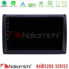 NAKAMICHI U-N44-FT0824 NAM5260 Series 4Core Android13 4+64GB Fiat Stilo Navigation Multimedia Tablet 9" Με Carplay & Android Auto