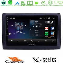 CADENCE U-X-FT0824 X Series Fiat Stilo 8core Android 14 4+64GB Navigation Multimedia Tablet 9"