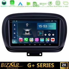 BIZZAR U-G-FT0534 G+ Series Fiat 500X 8core Android14 6+128GB Navigation Multimedia Tablet 9"