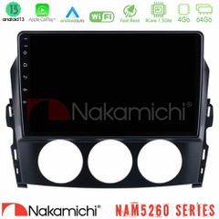 NAKAMICHI U-N44-MZ1171 NAM5260 Series 4Core Android13 4+64GB Mazda MX-5 2006-2008 Navigation Multimedia Tablet 9" Με Carplay & Android Auto