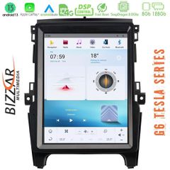 BIZZAR U-TS-G6-FD10G Ford Ranger 2016-2022 8Core Android13 8+128GB Tesla 13" Multimedia Station