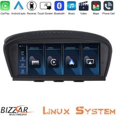 BIZZAR U-BM-9233GN BMW 3er/5er E90/E92/E60 CIC Linux Apple CarPlay | Android Auto screen 8.8" HD Anti-reflection
