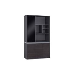 ΒΙΒΛΙΟΘΗΚΗ ΓΡΑΦΕΙΟΥ ΕΠΑΓΓΕΛΜΑΤΙΚΗ ROSEWOOD HM2091L 120Χ40Χ200Υ εκ.