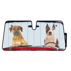 LAMPA L6686.6 ΕΣΩΤΕΡΙΚΗ ΗΛΙΟΠΡΟΣΤΑΣΙΑ ΠΑΡΜΠΡΙΖ PREMIUM TWO DOGS (68 Χ 147 cm)