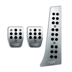 SIMONI RACING SR813/PW SPECIAL Kit ΠΕΤΑΛ ΑΛΟΥΜΙΝΙΟΥ (ΜΑΥΡΟ/ΑΣΗΜΙ) - 3 ΤΕΜ.