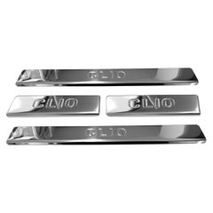 OMTEC ΜΣ.6116091/OM ΜΑΡΣΠΙΕ ΓΙΑ RENAULT CLIO X98 HB 5D 2012-2018 / CLIO SPORT TOURER SW 2013-2019 ΕΣΩΤΕΡΙΚΑ ΑΥΤΟΚΟΛΛΗΤΑ ΑΠΟ ΑΤΣΑΛΙ ΜΕ GLOSS ΦΙΝΙΡΙΣΜΑ (ΚΑΘΡΕΠΤΗΣ) - 4 ΤΕΜ.