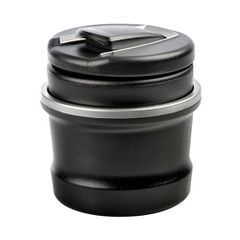LAMPA L6546.7 ΣΤΑΧΤΟΔΟΧΕΙΟ-ΤΑΣΑΚΙ-ΠΟΤΗΡΟΘΗΚΗ-ΚΑΛΑΘΑΚΙ ΣΚΟΥΠΙΔΙΩΝ ΜΑΥΡΟ ΜΕ ΦΩΣ ΜΠΛΕ ASH-TRAY 2in1 85x95mm