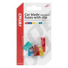 AMIO 03380/AM ΑΣΦΑΛΕΙΕΣ STANDARD BLADE (ΜΑΧΑΙΡΩΤΕΣ) & ΕΡΓΑΛΕΙΟ ΑΦΑΙΡΕΣΗΣ ΚΑΡΤΕΛΑ (10A/15A/ 20A/25A/30A) - 5 ΤΕΜ.