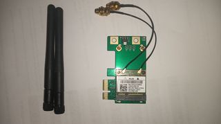 ΠΩΛΕΙΤΑΙ Η ασύρματη κάρτα δικτύου Dell Wireless DW1705 WLAN (WiFi/Bluetooth) σε καρτα PCI-E με κεραίες